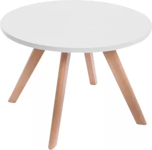 Clp Design bijzettafel EIRIK ronde houten tafel Ø 60 cm hoogte 40 cm natura