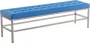 Clp design zitbank ST. PAULI gepolsterde twee- drie- of vierzitsbank vierpotig kunstleer blauw vierzitter bank (BxD): circa 160 x 40 cm - Thumbnail 1