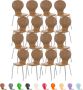 Clp Diego Set van 16 bezoekersstoelen eik - Thumbnail 1