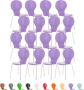 Clp Diego Set van 16 bezoekersstoelen purper - Thumbnail 2