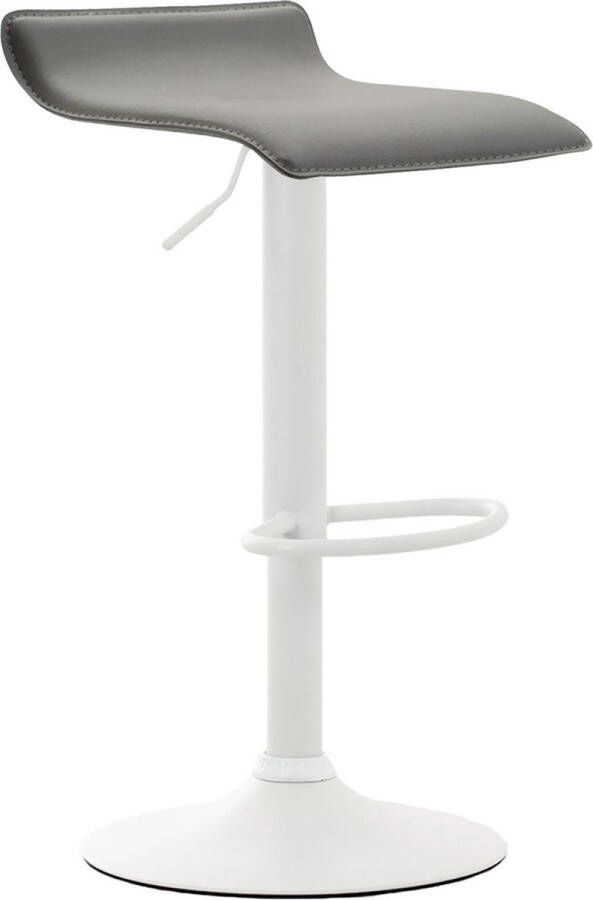 Clp Dyn V2 Barkruk Kunstleer grijs wit