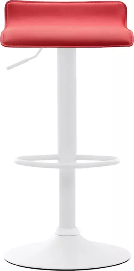 Clp Dyn V2 Barkruk Kunstleer rood Wit