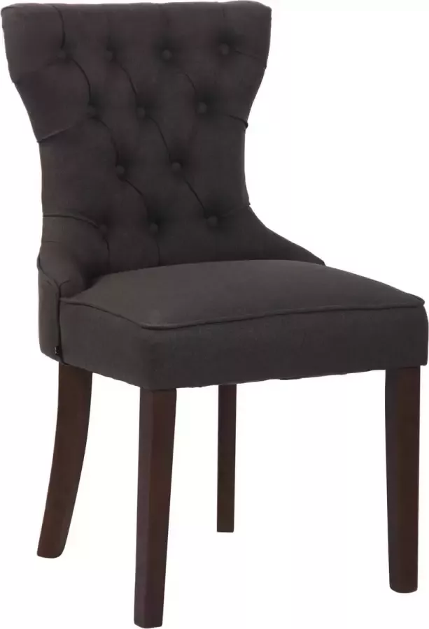 Clp Franca Eetkamerstoel Stof Donkergrijs Antiek