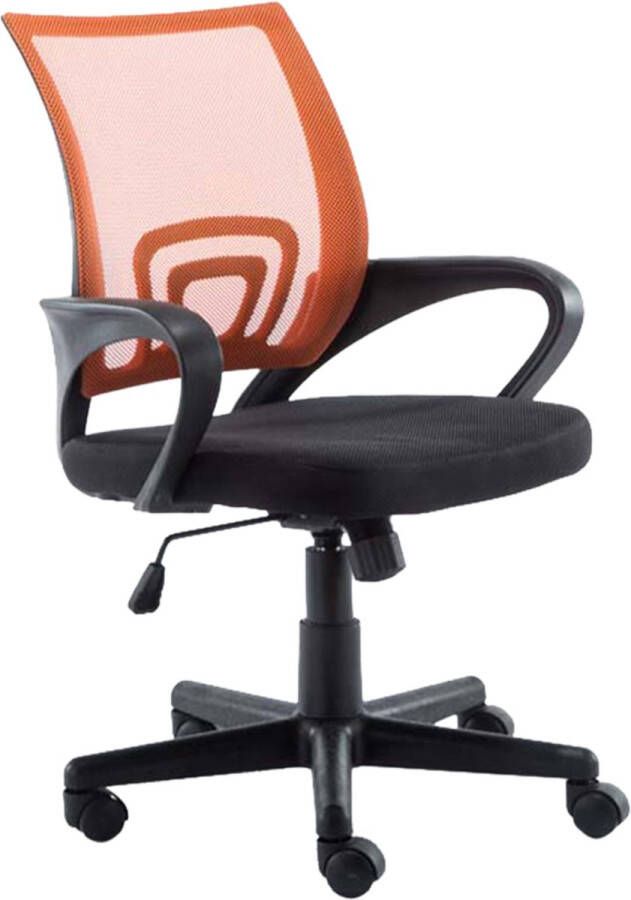 Clp Genius Bureaustoel Ergonomisch Voor volwassenen Met armleuningen Netbekleding oranje