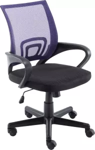 Clp Genius Bureaustoel Ergonomisch Voor volwassenen Met armleuningen Netbekleding purper