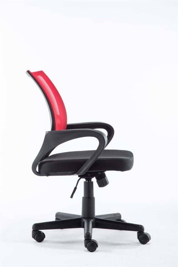 Clp Genius Bureaustoel Ergonomisch Voor volwassenen Met armleuningen Netbekleding rood