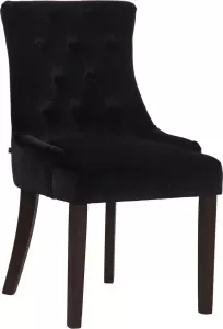 CLP Eetkamerstoel Inverness Donker Frame Fluweel