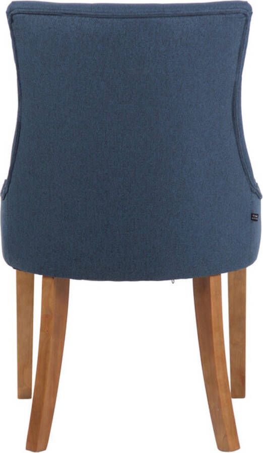 Clp Inverness Eetkamerstoel Stof blauw antiek licht