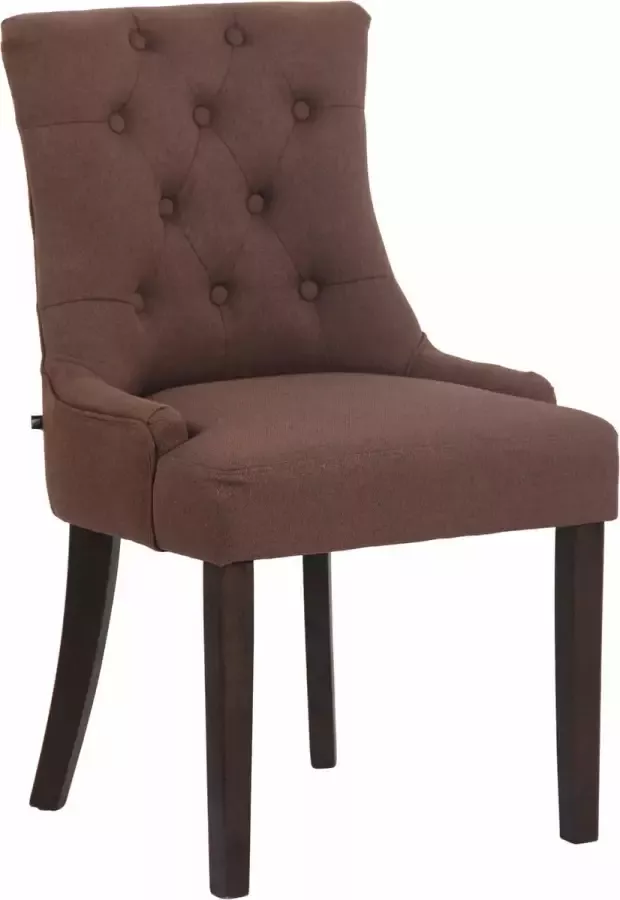 CLP Eetkamerstoel Inverness Donker Frame Stof