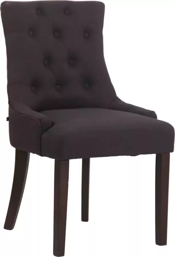 CLP Eetkamerstoel Inverness Donker Frame Stof