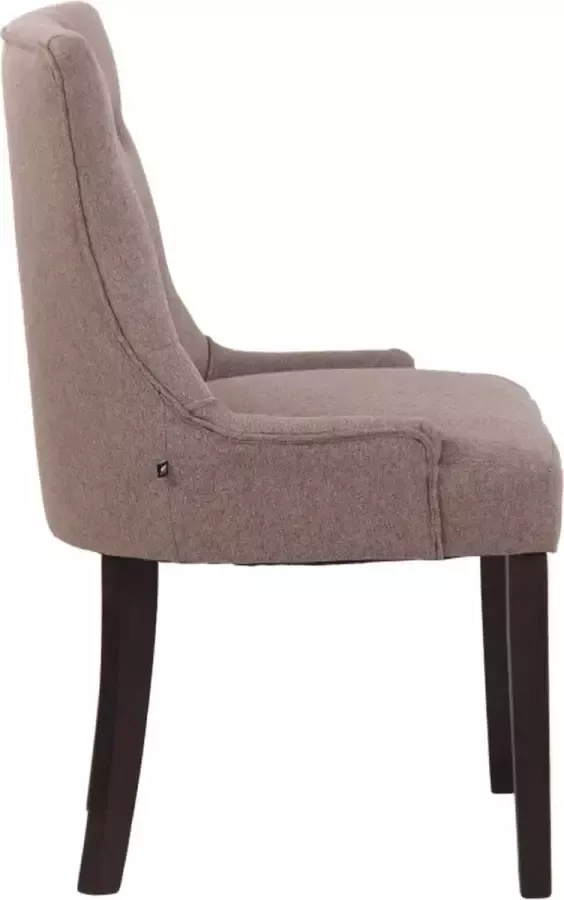 CLP Eetkamerstoel Inverness Donker Frame Stof