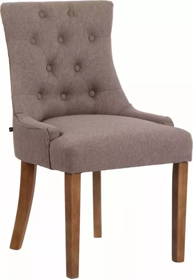 Clp Inverness Eetkamerstoel Stof taupe antiek licht