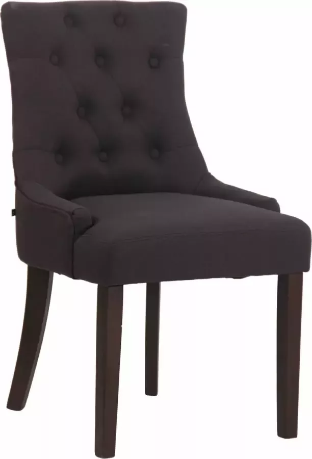 CLP Eetkamerstoel Inverness Donker Frame Stof