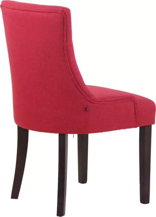 CLP Set van 4 eetkamerstoelen Inverness Donker Frame Stof