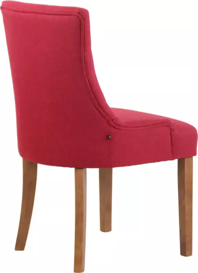 Clp Inverness Set van 4 eetkamerstoelen rood antiek licht