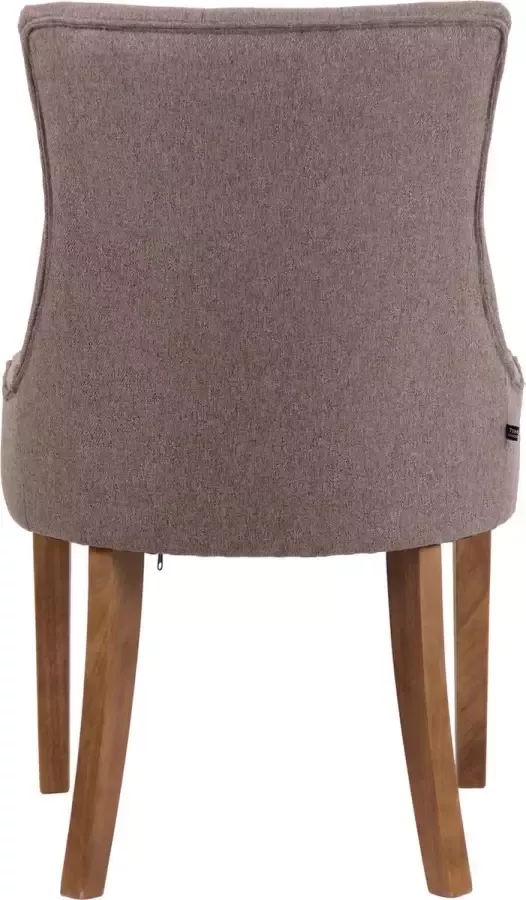 Clp Inverness Set van 4 eetkamerstoelen taupe antiek licht