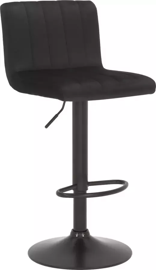 CLP Jamie Barkruk Met rugleuning Verstelbaar Fluweel zwart zwart