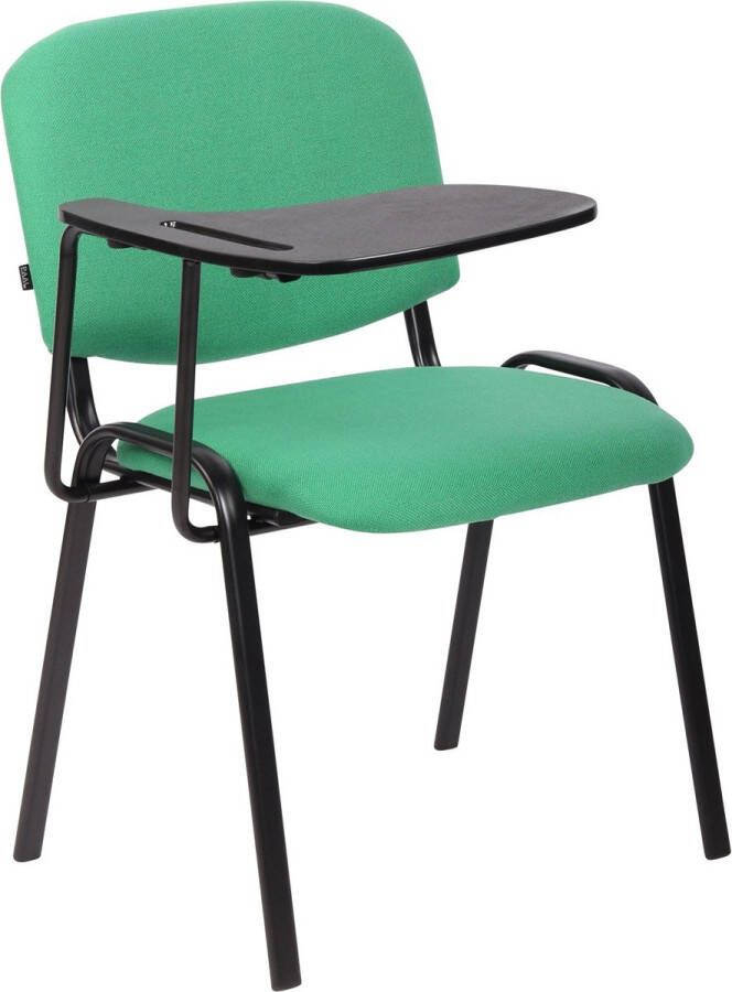 Clp Ken Bezoekersstoel Met klaptafel Stof groen