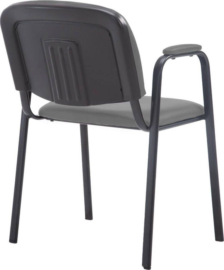 Clp Ken Pro Bezoekersstoel Kunstleer grijs