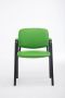 Clp Ken Pro Bezoekersstoel Kunstleer groen - Thumbnail 3
