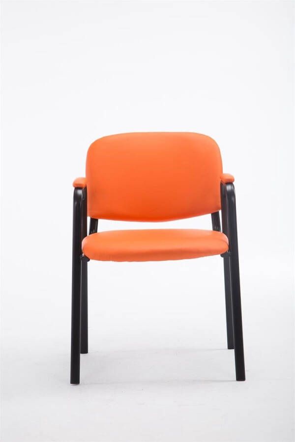 Clp Ken Pro Bezoekersstoel Kunstleer oranje