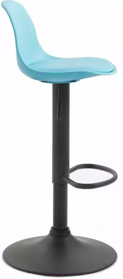 CLP Kiel Set van 2 barkrukken Kunstleer blauw zwart - Foto 2