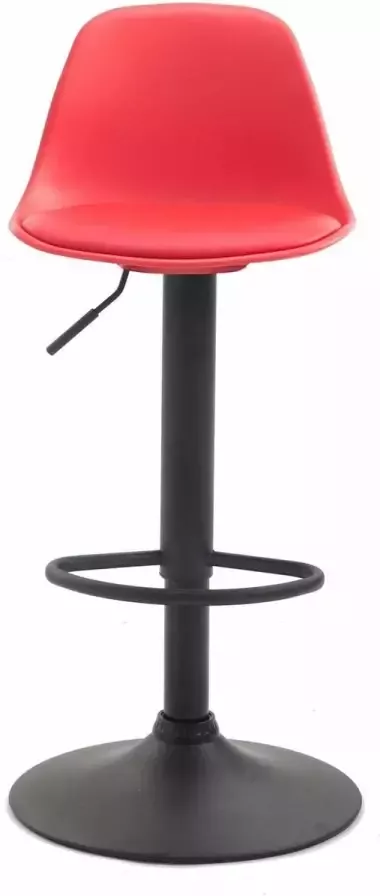 CLP Set van 2 barkrukken Kiel Zwart Frame Kunststof - Foto 2