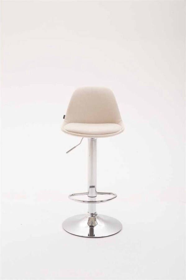 CLP Set van 2 barkrukken Kiel Chroom Frame Stof - Foto 2