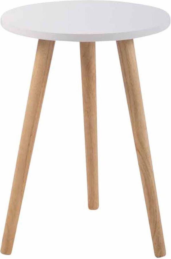 Clp Kolding Bijzettafel wit 40 cm