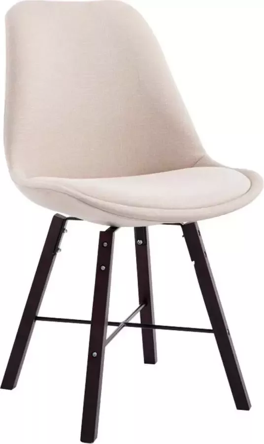 Clp Laffont Eetkamerstoel Stof cappuccino creme