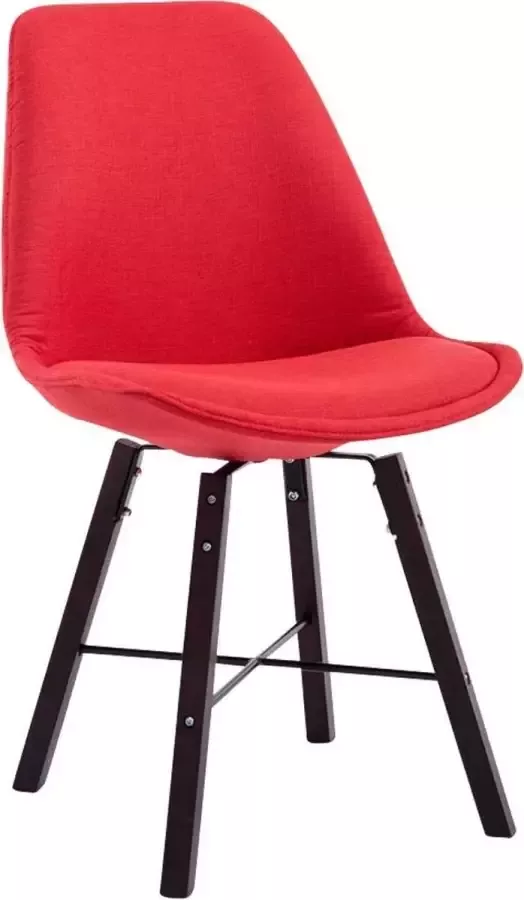 Clp Laffont Eetkamerstoel Stof cappuccino rood