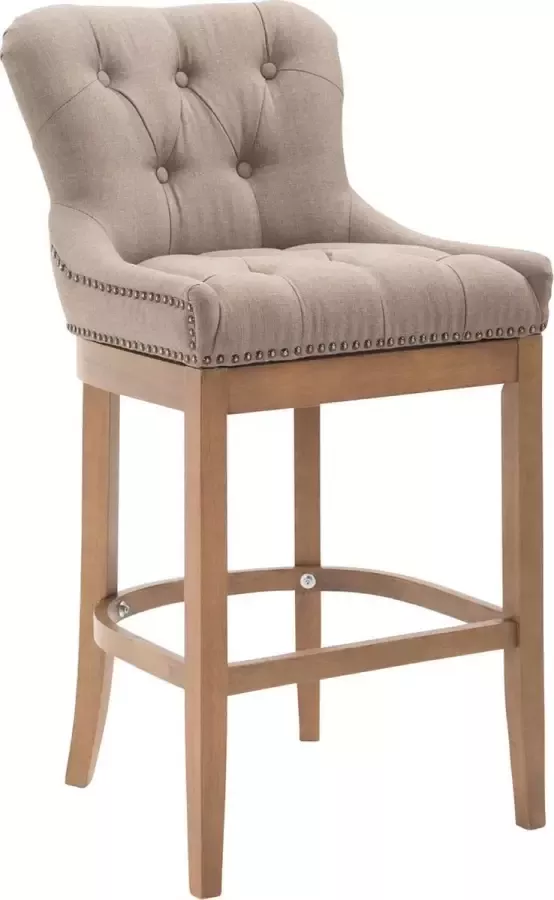 Clp Lakewood Barkruk Antiek light Stof taupe