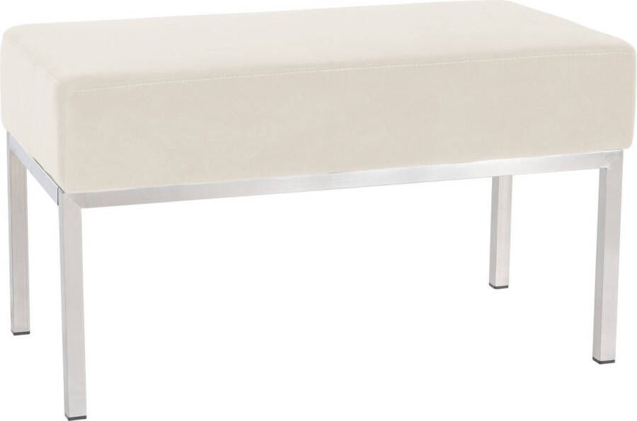 Clp Lamega Bankje Zitbank Binnen Fluweel Velvet creme 2-Sitzer