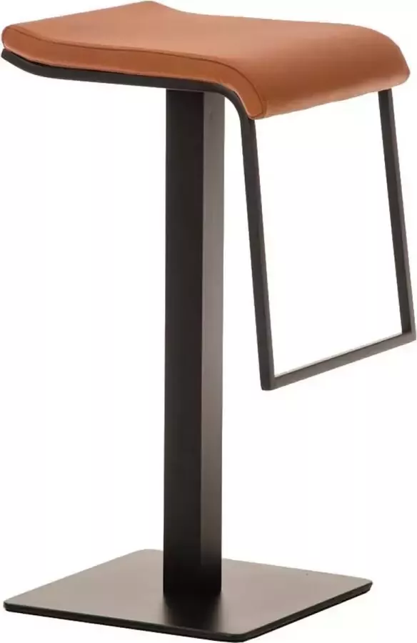 Clp Lameng B78 Barkruk Voetsteun Kunstleer licht bruin