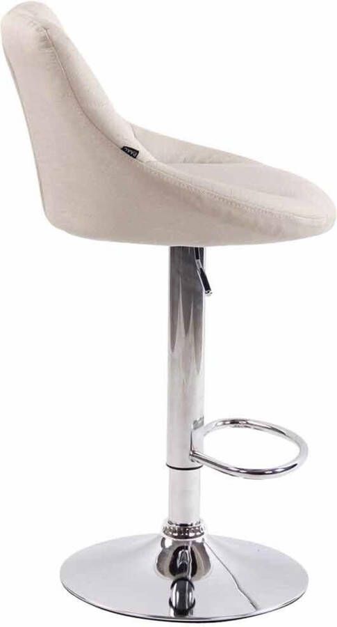 Clp Lazio Set van 2 barkrukken Stof Creme