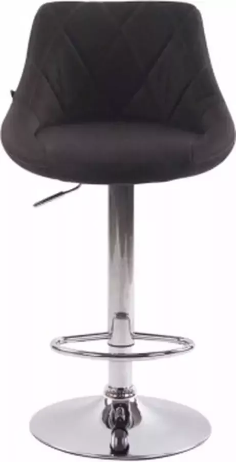 CLP Lazio Set van 2 barkrukken Stof donkergrijs - Foto 2