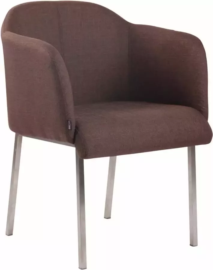 Clp Magnus V2 Eetkamerstoel bruin Stof