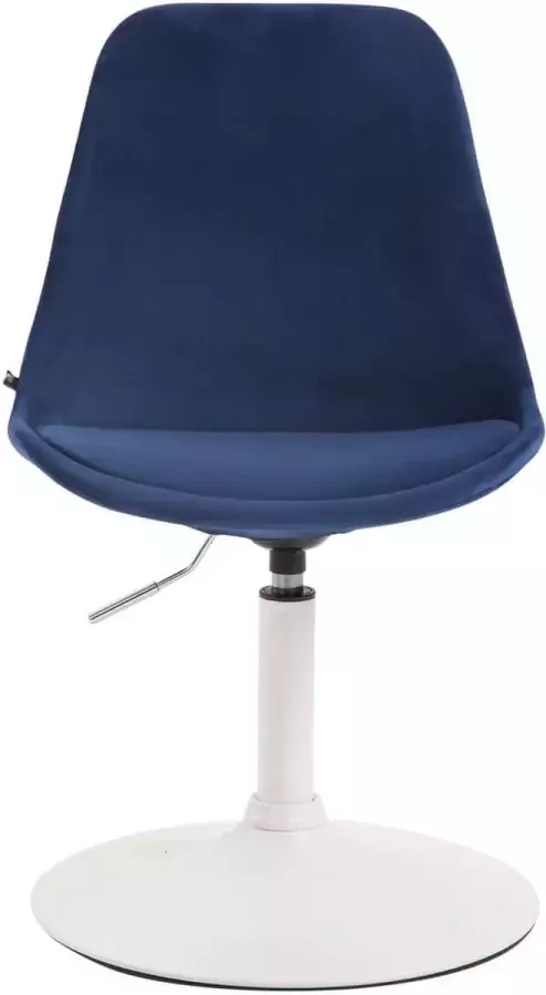 CLP Set van 4 eetkamerstoelen Maverick Wit frame Fluweel