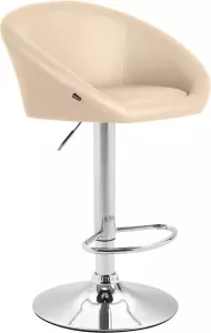 Clp Miami Barkruk Kunstleer creme