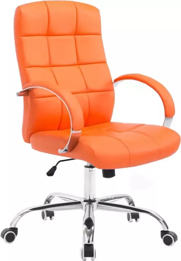 Clp Mikos Bureaustoel Ergonomisch Voor volwassenen Kunstleer oranje