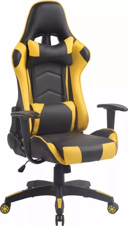 Clp Miracle V2 Bureaustoel Kunstleer zwart geel