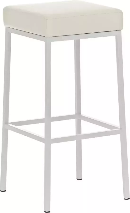 Clp Montreal 85 Barkruk Kunstleer creme wit