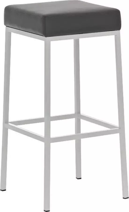 Clp Montreal 85 Barkruk Kunstleer grijs wit