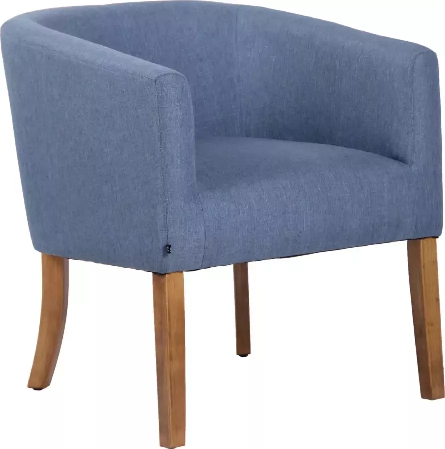 Clp Nemea Fauteuil Stof blauw antiek licht