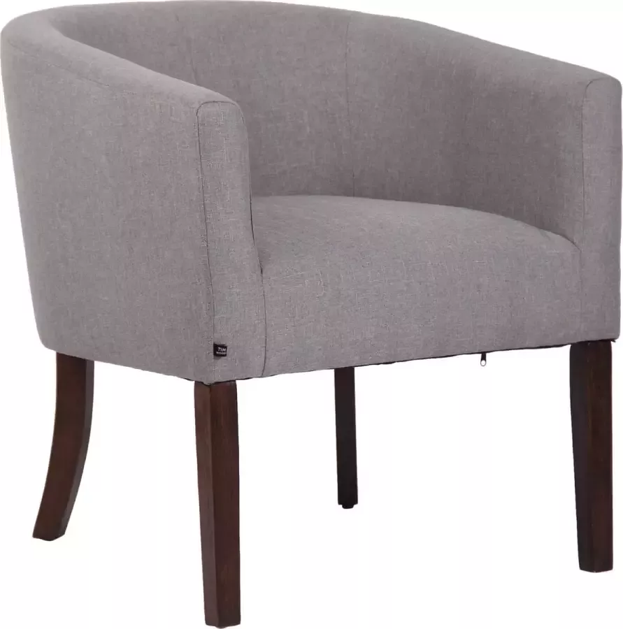 CLP Fauteuil Nemea Donker Frame Stof - Foto 1