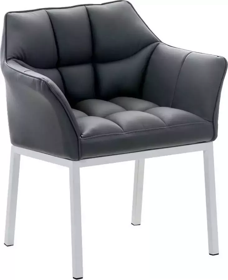 CLP Eetkamerstoel Octavia Wit Frame Kunstleer