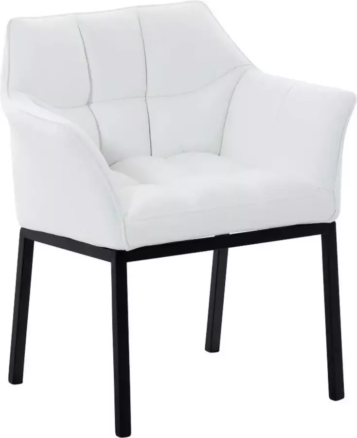 CLP Eetkamerstoel Octavia Zwart Frame Kunstleer