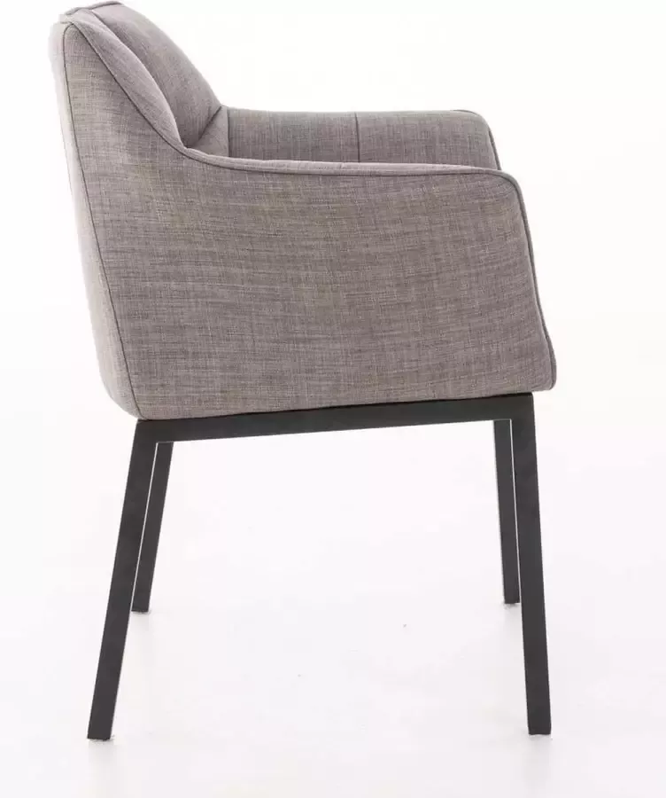 CLP Eetkamerstoel Octavia Zwart Frame Stof