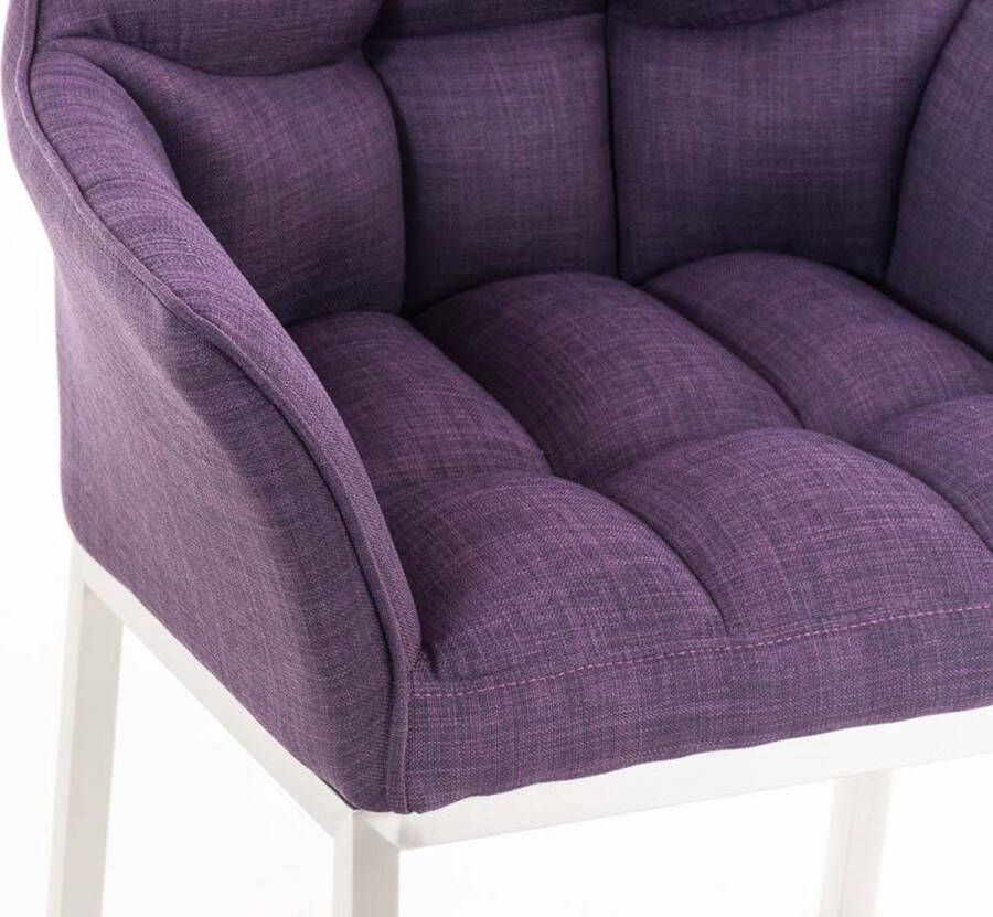 Clp Octavia Lounge zetel Stof purper roestvrij staal - Foto 2