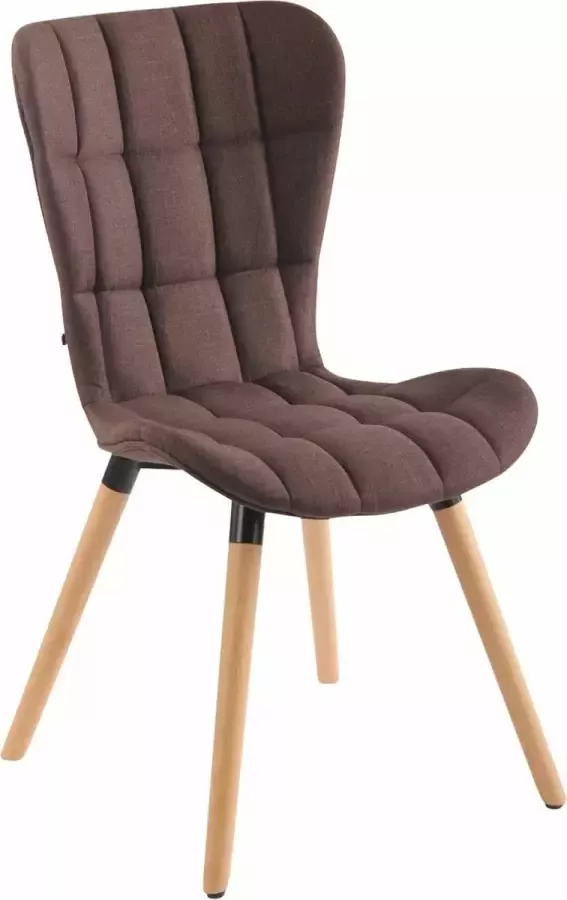 Clp Odda Eetkamerstoel Stof Bruin Natura